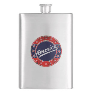 Global Traveller - Amerika USA Flask Flachmann