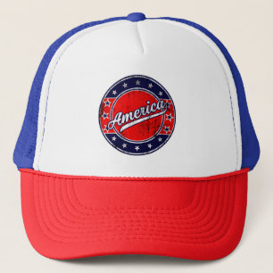 Global Traveller - Amerika   USA Trucker Hat Truckerkappe