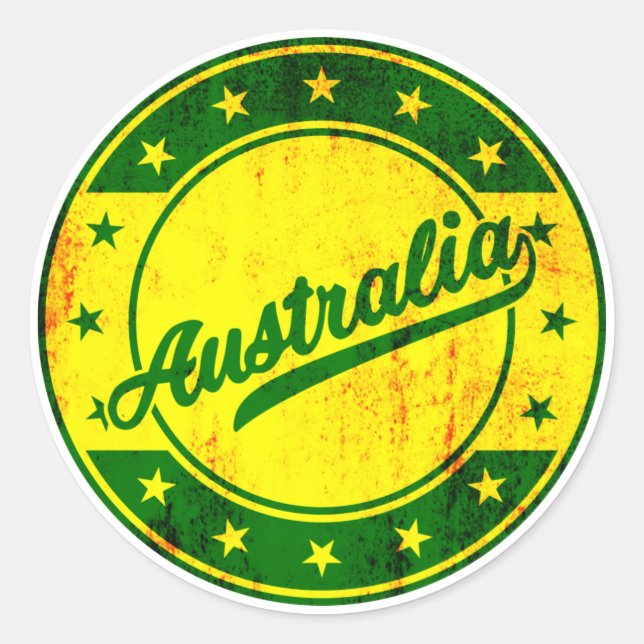 Global Traveller - Australia Sticker (Vorderseite)