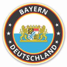 Global Traveller - Bayern | Bayern (Bearbeitung) Aufkleber
