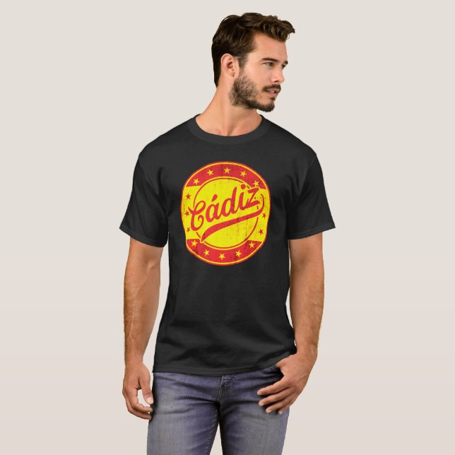 Global Traveller - Cadiz, Spanien T-Shirt (Vorne ganz)