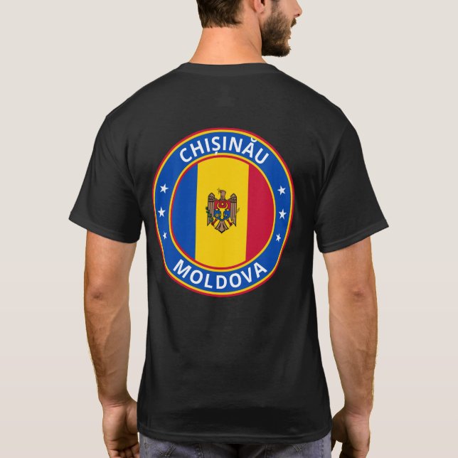 Global Traveller - Chișinău, Moldau T-Shirt (Rückseite)