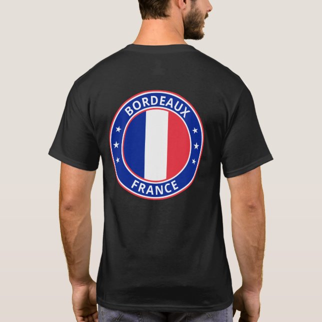 Global Traveller - City, Frankreich (Edit) T - Shi T-Shirt (Rückseite)