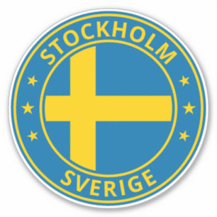 Global Traveller - 'City', Schweden   Schweden (Be Aufkleber