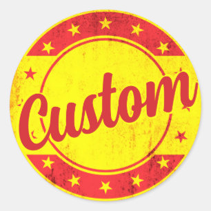 Global Traveller -<Custom Text>, Spanien Runder Aufkleber