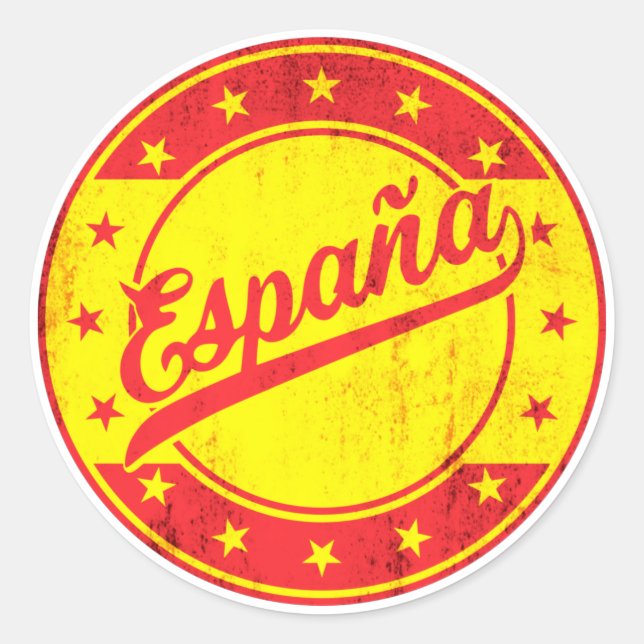 Global Traveller - España | Spanien Sticker (Vorderseite)