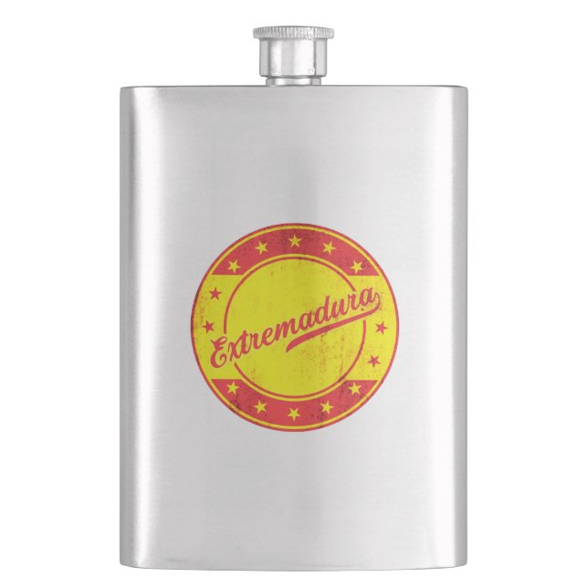 Global Traveller - Extremadura, Spanien Flachmann (Vorderseite)
