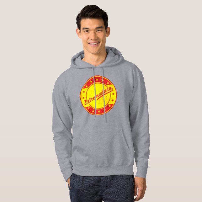 Global Traveller - Extremadura, Spanien Hoodie (Vorne ganz)