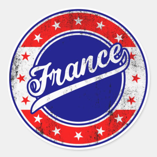 Global Traveller - Frankreich Sticker (Vorderseite)