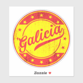 Global Traveller - Galicien, Spanien Aufkleber