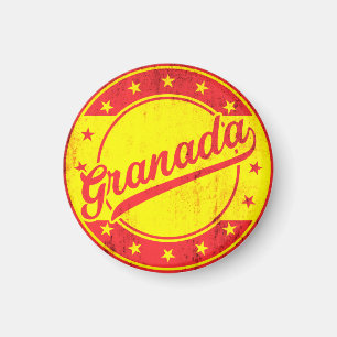 Global Traveller - Granada, Spanien Magnet