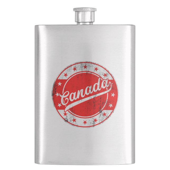 Global Traveller - Kanada Flask Flachmann (Vorderseite)