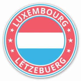 Global Traveller - Lëtzebuerg | Luxemburg Aufkleber