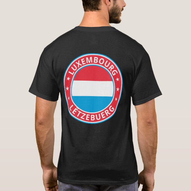 Global Traveller - Lëtzebuerg | Luxemburg T-Shirt (Rückseite)