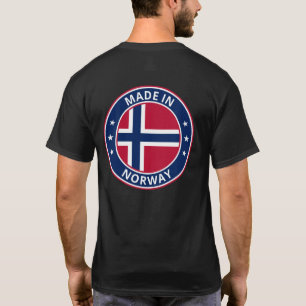Global Traveller - Made in Norge Norwegen (Edit) T-Shirt