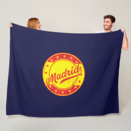 Global Traveller - Madrid, Spanien Fleecedecke