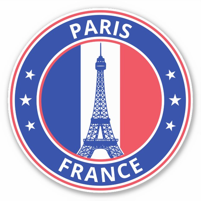 Global Traveller - Paris, Frankreich (Edit Sticker (Vorderseite)