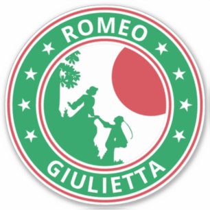 Global Traveller - Romeo y Giulietta Aufkleber