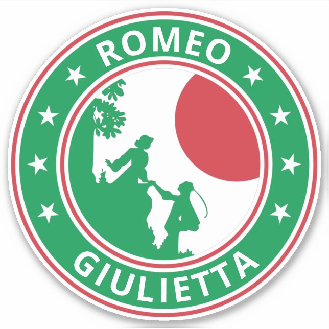Global Traveller - Romeo y Giulietta Aufkleber (Vorderseite)