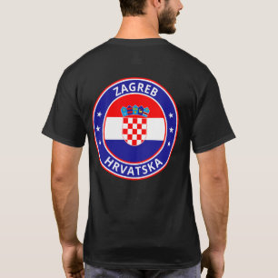 Global Traveller - Zagreb, Hrvatska   Kroatien T-Shirt