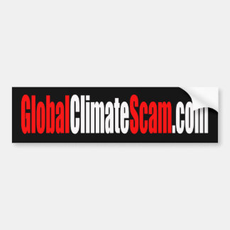 GlobalClimateScam Autoaufkleber
