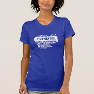 Globale Aktion Kambodscha in den mehrfachen Farben T-Shirt