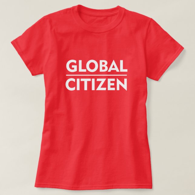 GLOBALE BÜRGER T-Shirt (Design vorne)