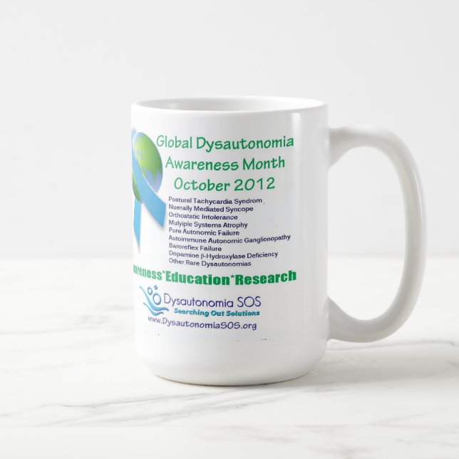 Globale Dysautonomia Bewusstseins-Monat TASSE 2012 (Rechts)