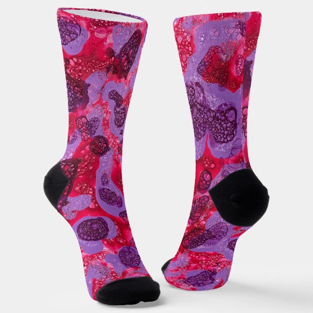 Globale Echos Socken (Gewinkelt)