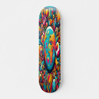"Globale Einheit und Verbindung Skateboard