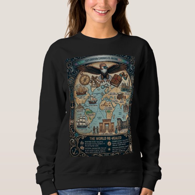 Globale Erkundungschroniken Sweatshirt (Vorderseite)