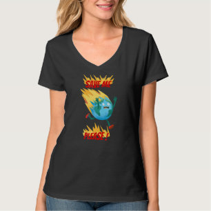 Globale Erwärmung durch den rett des Umweltschutze T-Shirt