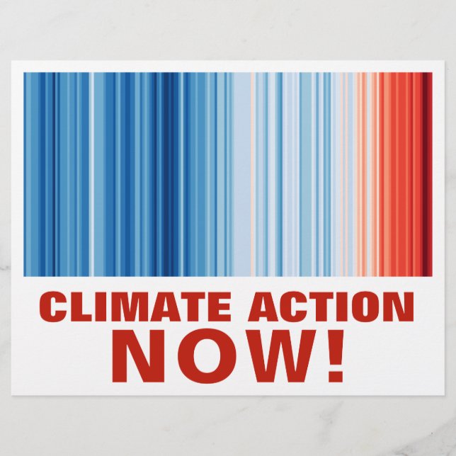 Globale Erwärmung - Folgen der Krise des Klimawand Flyer (Vorne)