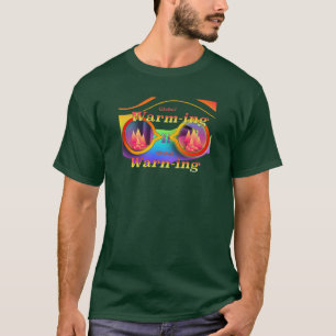 Globale Erwärmung Globale Warnung Wald Grün  T-Shirt