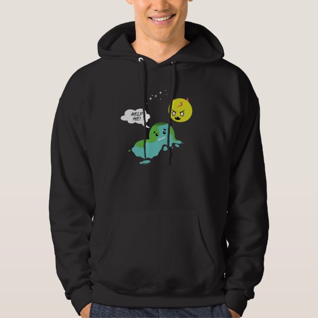 Globale Erwärmung Hoodie (Vorderseite)