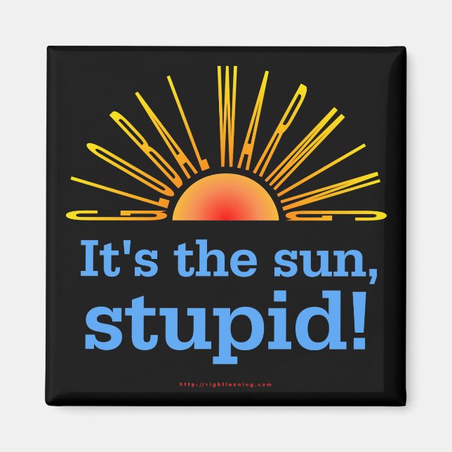 Globale Erwärmung Magnet (Vorne)