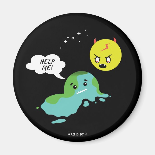 Globale Erwärmung Magnet (Vorne)