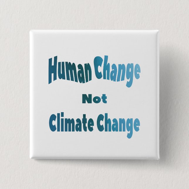 Globale Erwärmung rettet das Button (Vorderseite)
