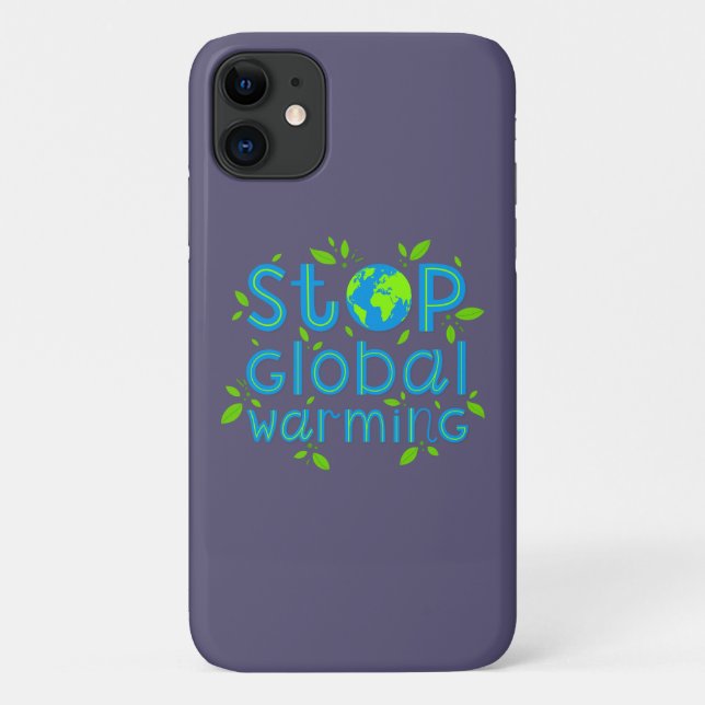 Globale Erwärmung stoppen Case-Mate iPhone Hülle (Rückseite)