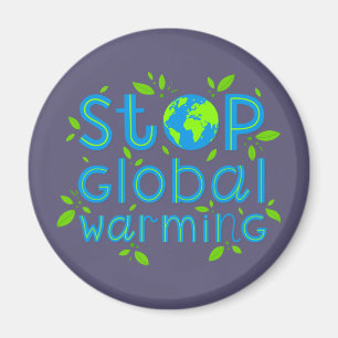 Globale Erwärmung stoppen Magnet