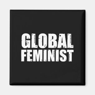 Globale feministische Gleichheitsförderung weltwei Magnet