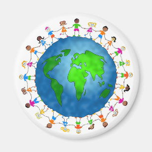 Globale Kinder Magnet