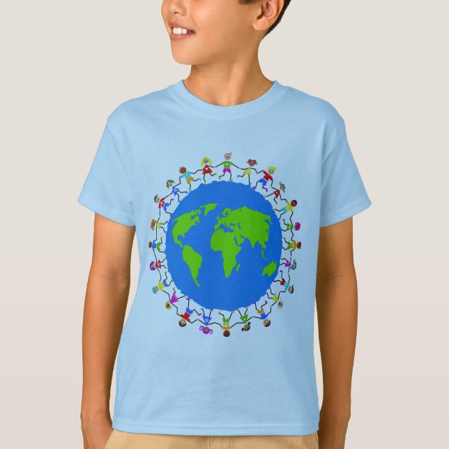 Globale Kinder T-Shirt (Vorderseite)