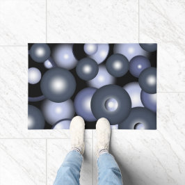 Globale konzentrische Zirkel-Orbitalkunst Abstrakt Fußmatte