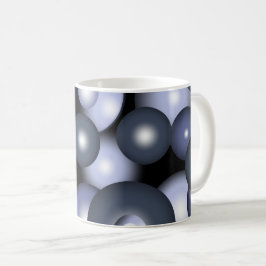 Globale konzentrische Zirkel-Orbitalkunst Abstrakt Kaffeetasse