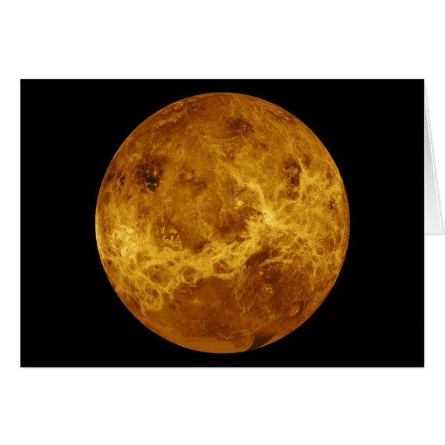 Globale Oberfläche des Planeten Venus (Vorderseite (Horizontal))