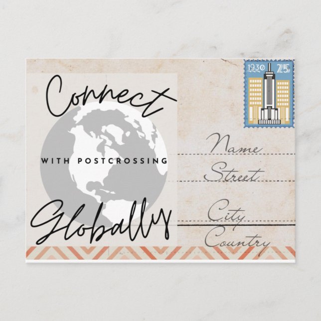Globale Postkarte verbinden (Vorderseite)