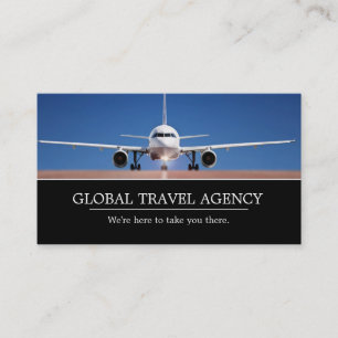 Globale Reisebüro-Agenten-Visitenkarte Visitenkarte
