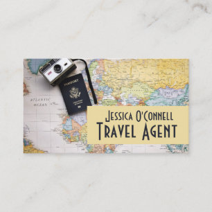 Globale Reisebüro-Agenten-Visitenkarte Visitenkarte