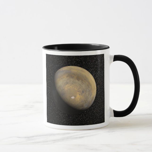 Globale Sicht der Mars Tasse (Rechts)